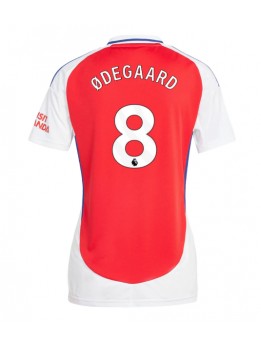 Zenske Futbalové oblečenie Arsenal Martin Odegaard #8 2024-25 Krátky Rukáv - Domáci